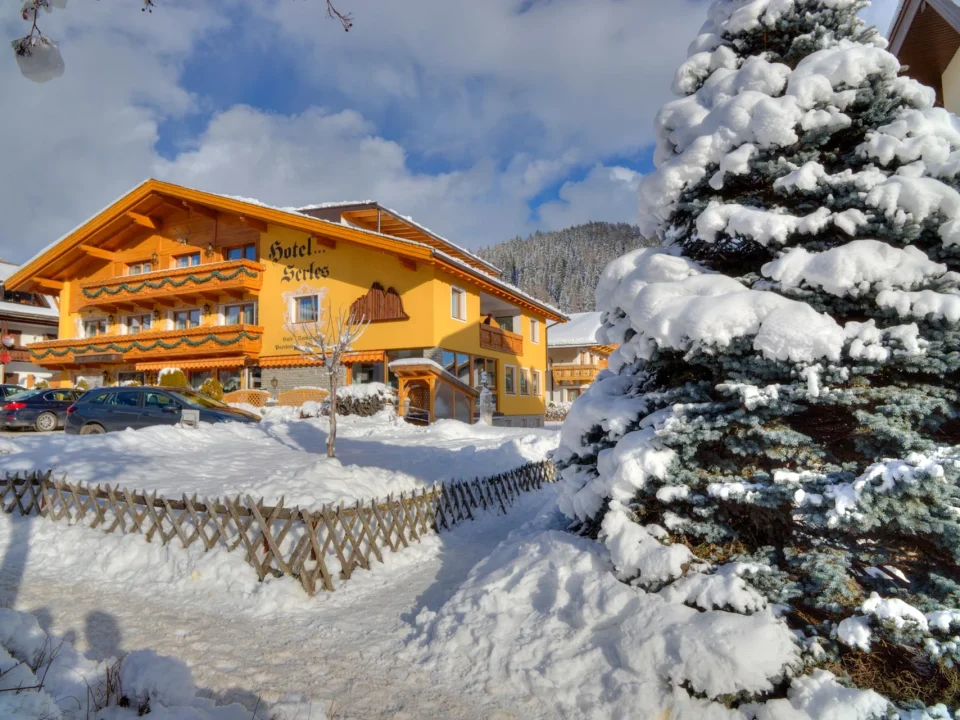 Das Hotel Serles im Winter